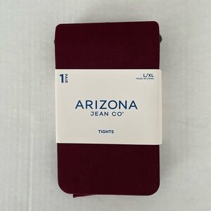 Arizona Jean Co. Burgundy Tights Size L/XL